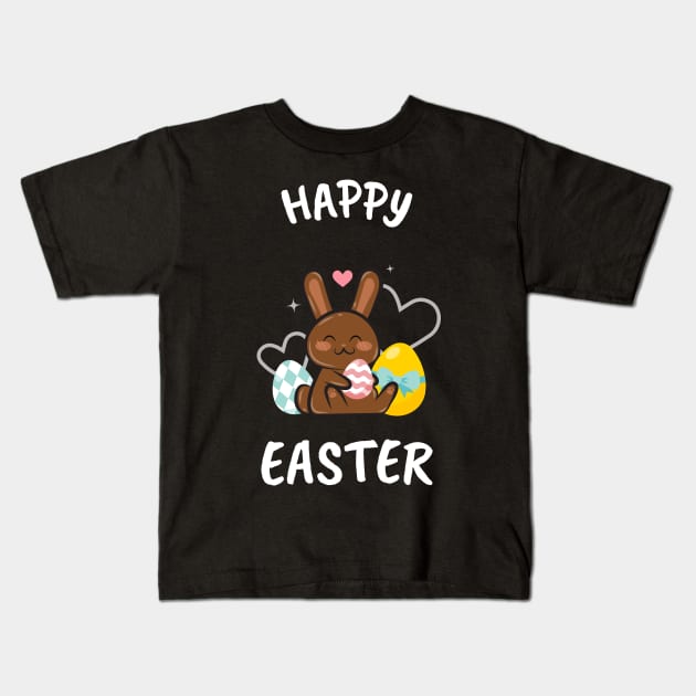 Happy Easter Kids T-Shirt by MythicalShop